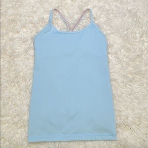 Lululemon/Ivivva Girls Blue Tank Top SZ 6
